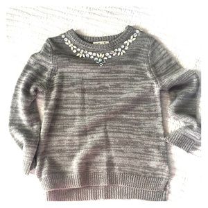 Copper Key bejeweled sweater